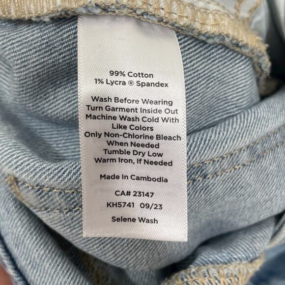 Talbots Everyday Relaxed Jean Cuffed Selene Wash Size 10 Petite Classic Casual - Picture 14 of 14